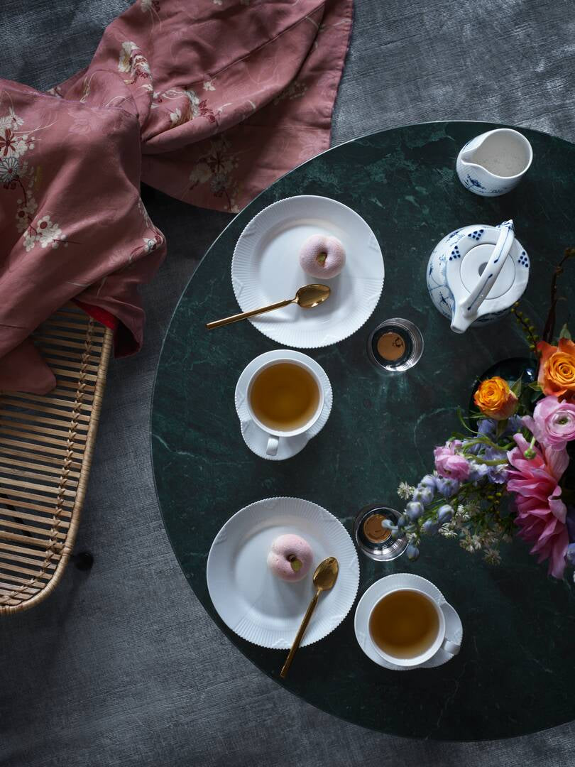 Hvid Elements kop m/ underkop - 26 cl.